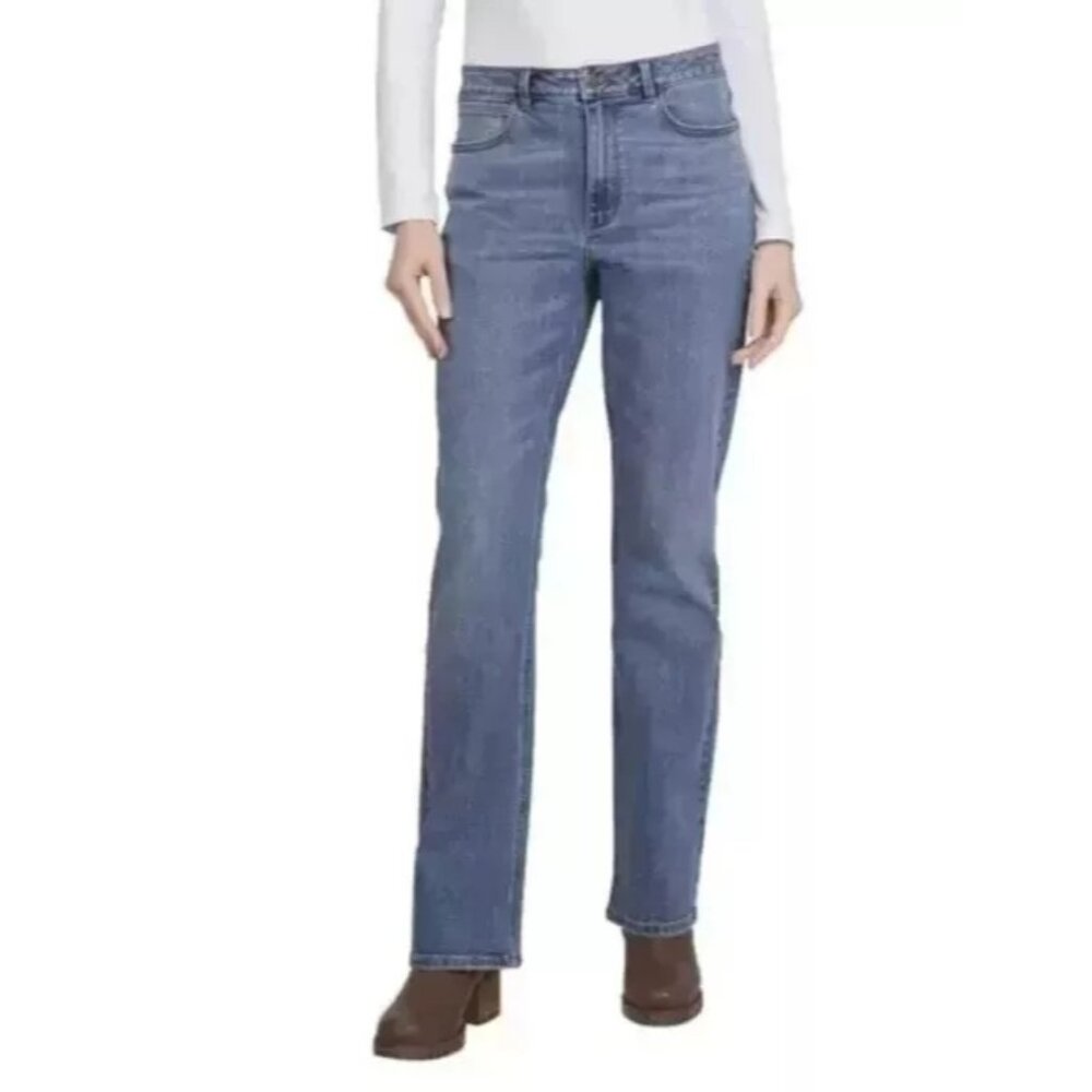 Wrangler High Rise Bootcut Jeans Women 10 Free to Stretch Pants Jeans Inseam 30"